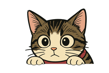 Fun cat illustration